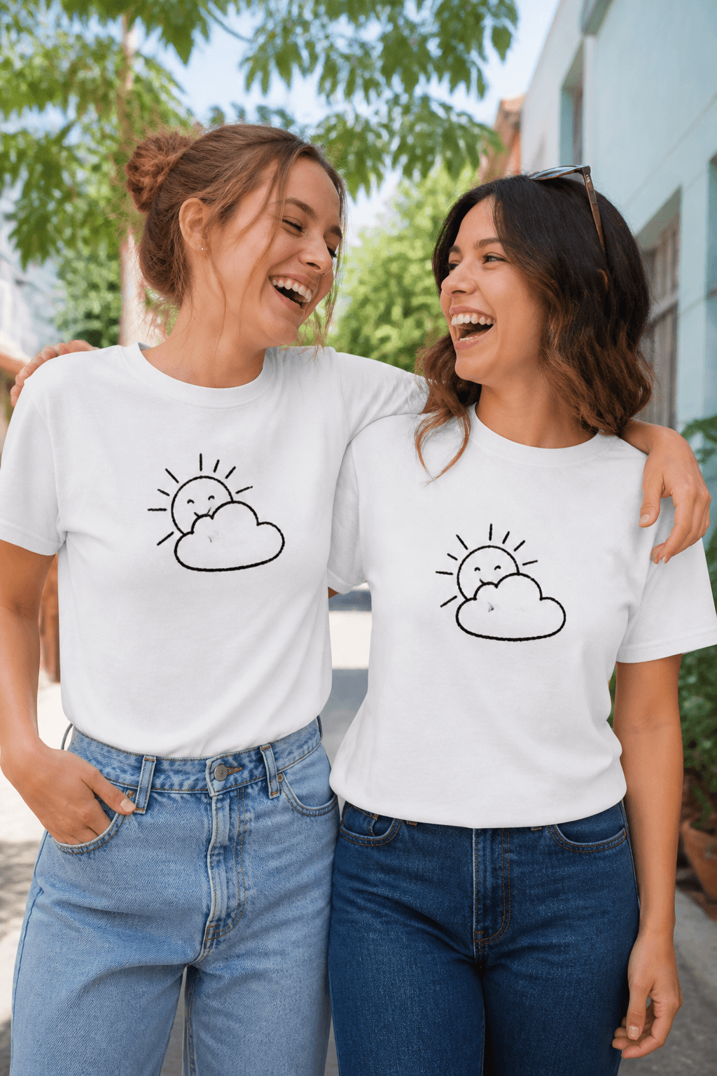 Amis en tees assortis