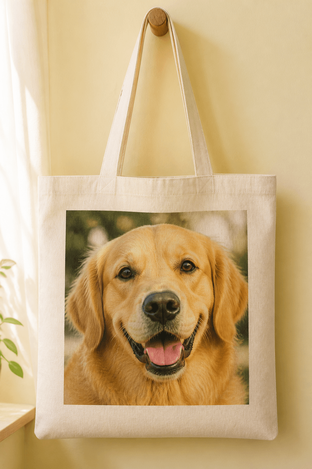 Cabas canvas avec motif photo personnalisé